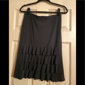 Black Stretch Pencil Skirt